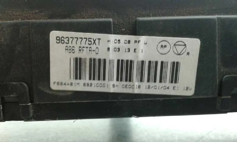 Mando Climatizador para Citroën C3