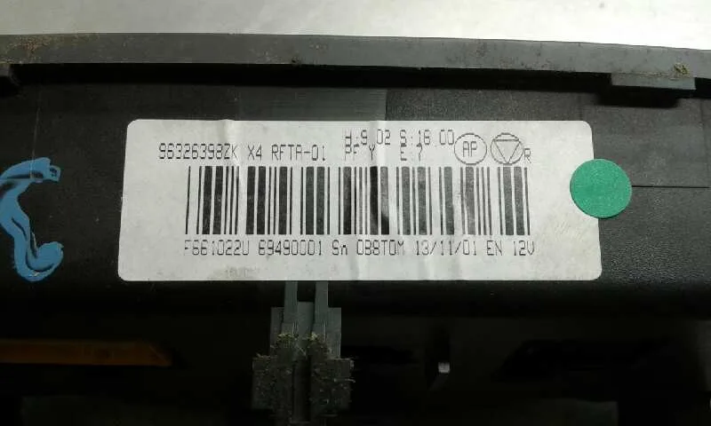 Mando Climatizador para Citroën C5 Berlina