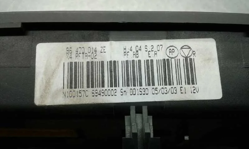 Mando Climatizador para Citroën C5 Berlina
