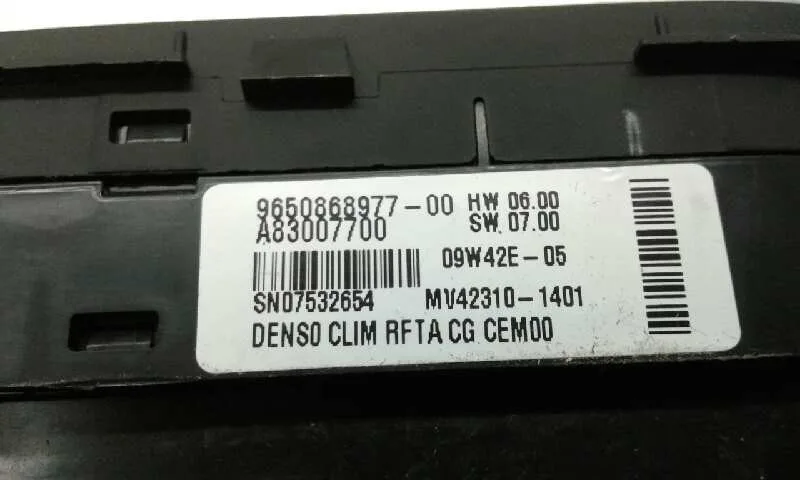 Mando Climatizador para Citroën C4 Picasso