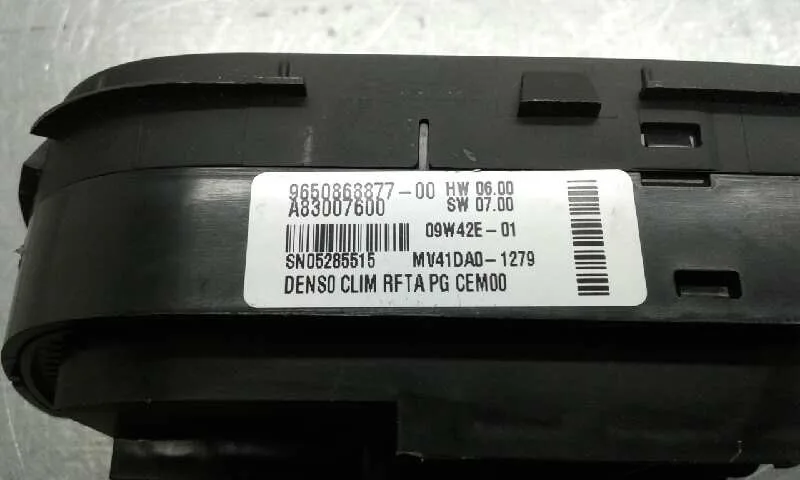 Mando Climatizador para Citroën C4 Picasso