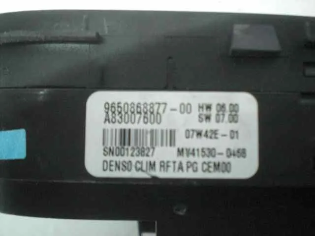 Mando Climatizador para Citroën C4 Picasso