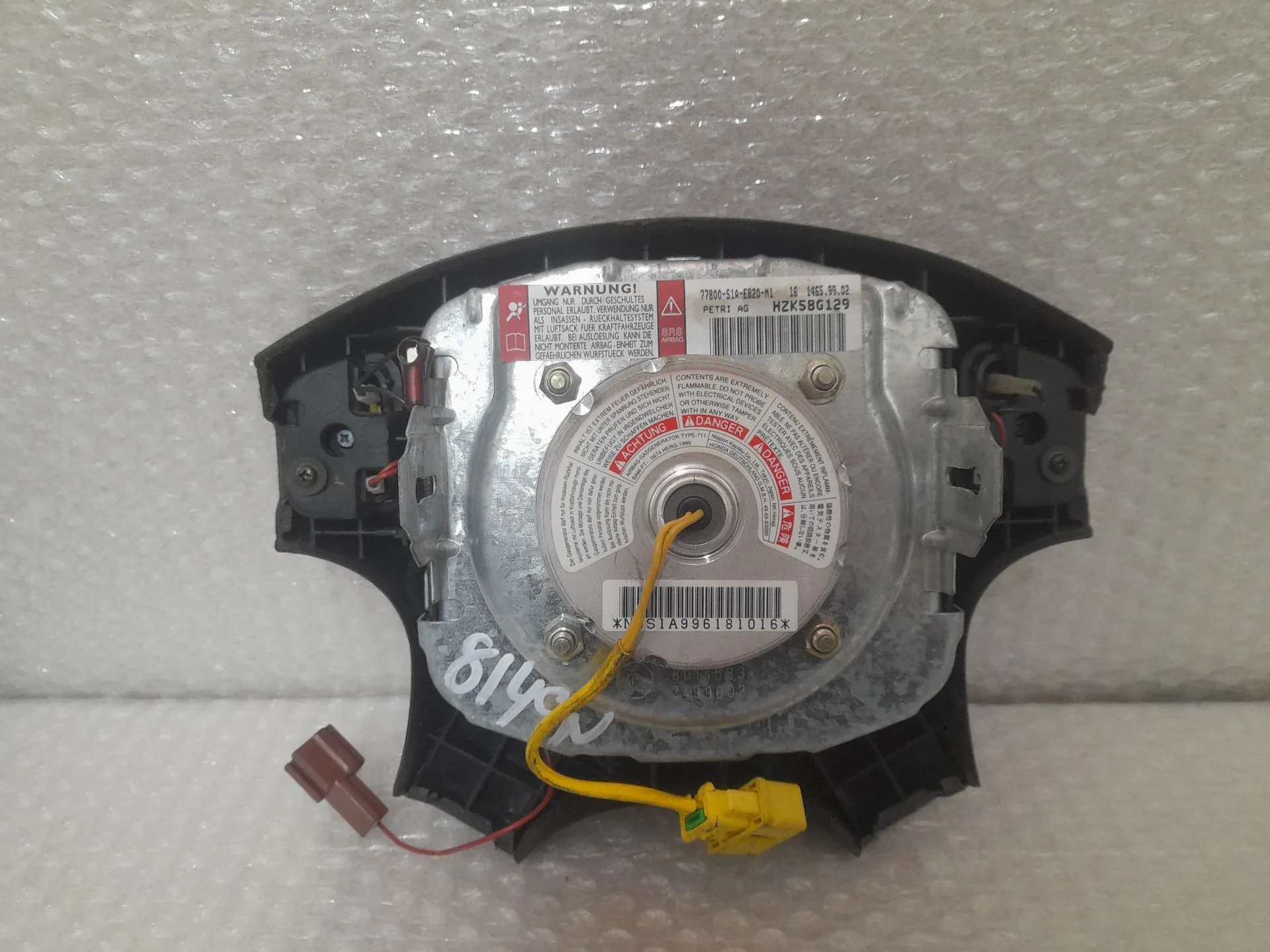 Kit Airbag para Honda Accord Berlina (Cg7-9/Ch1-7)