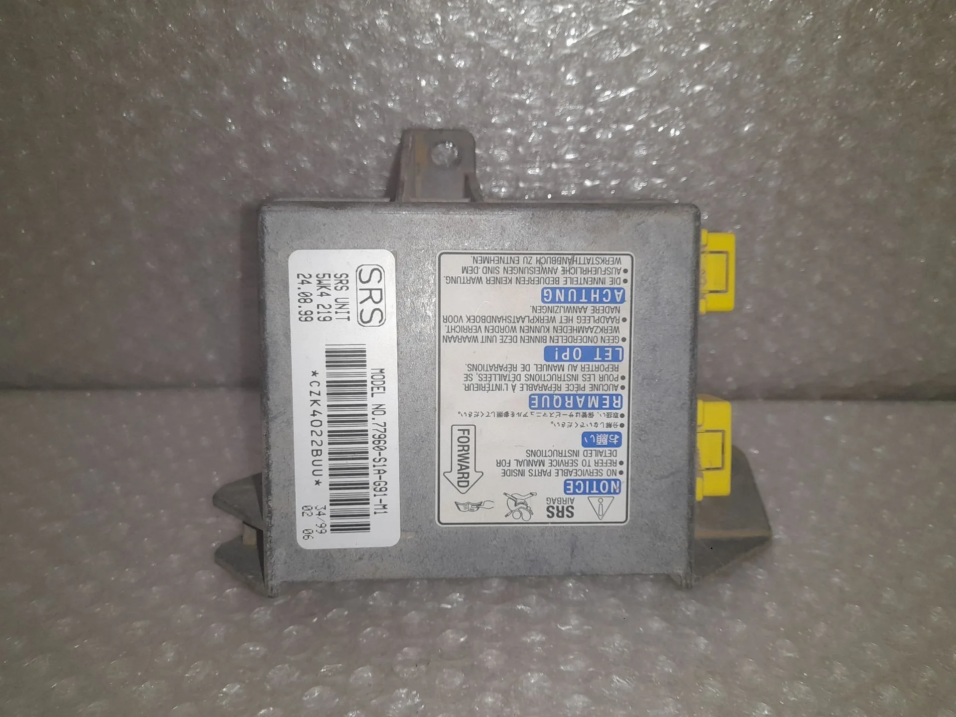 Kit Airbag para Honda Accord Berlina (Cg7-9/Ch1-7)