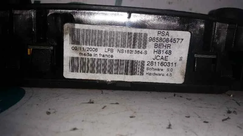 Mando Climatizador para Citroën C4 Berlina