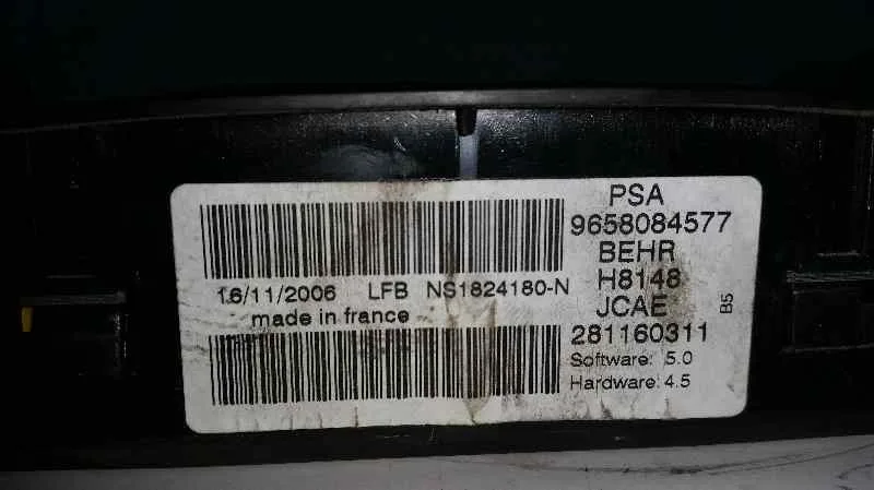 Mando Climatizador para Citroën C4 Berlina