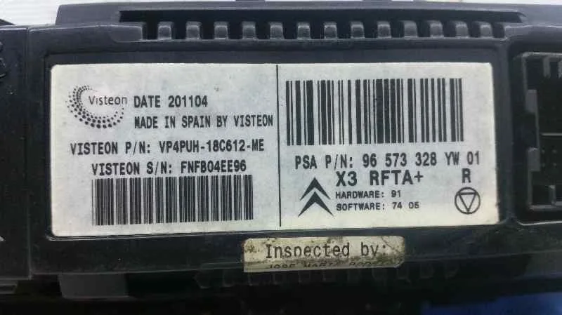 Mando Climatizador para Citroën C5 Berlina