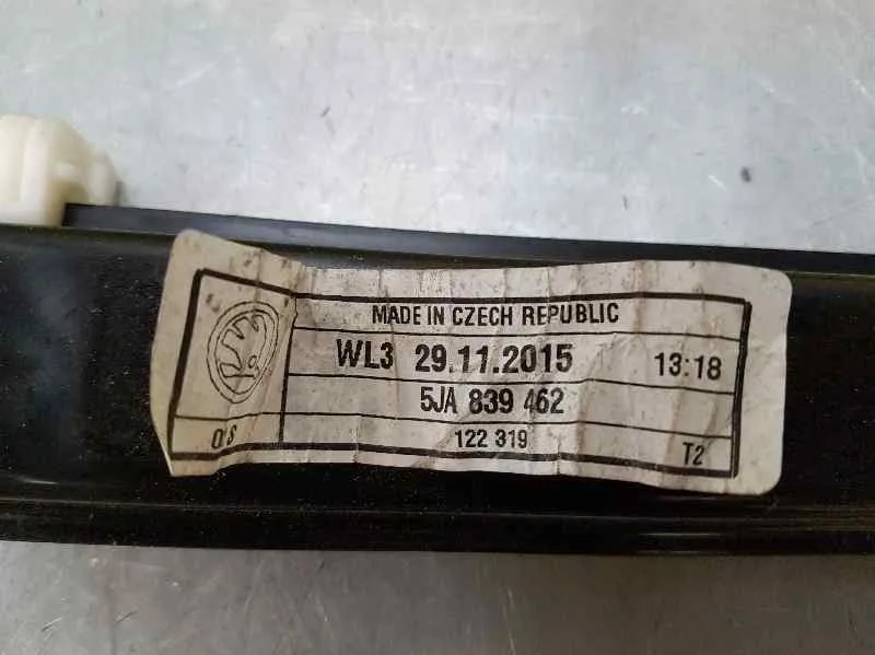 Elevalunas Trasero Derecho para Seat Toledo (Kg3)
