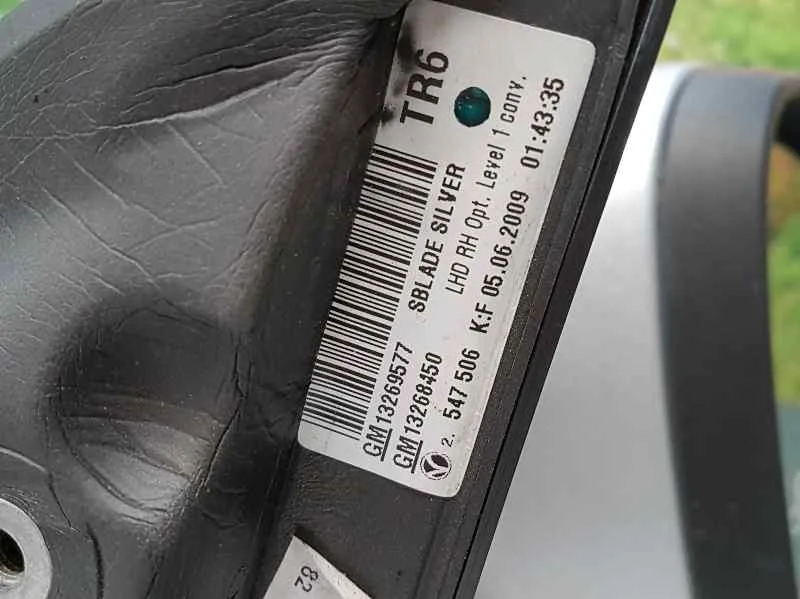 Retrovisor Derecho para Opel Insignia Berlina
