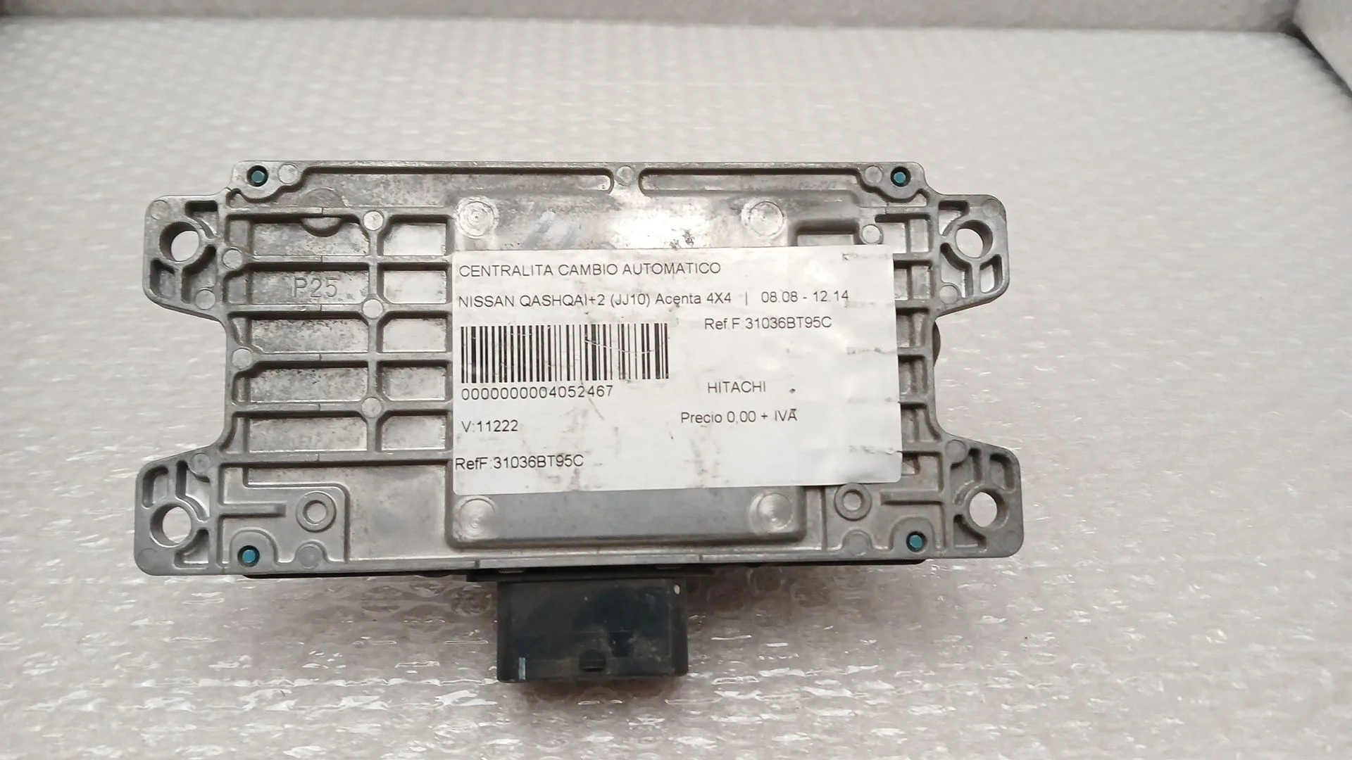 Centralita Cambio Automatico para Nissan Qashqai+2 (Jj10)