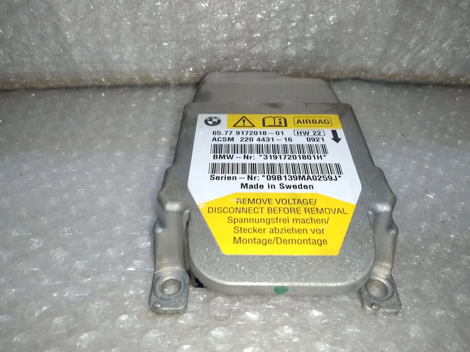 Kit Airbag para Bmw Serie 5 Berlina (E60)