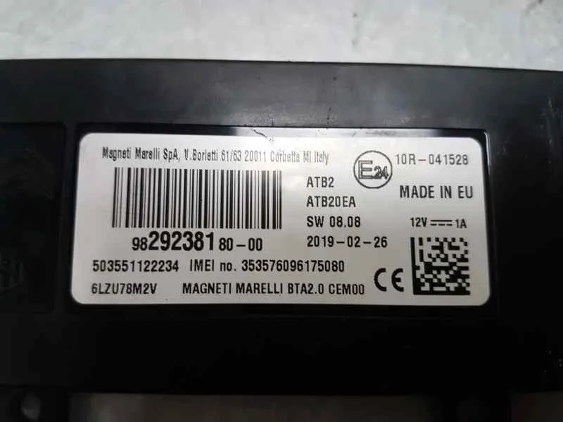 Modulo Electronico para Citroën C3 Aircross