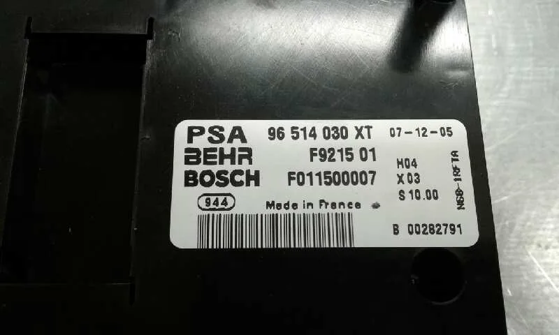 Mando Climatizador para Citroën Xsara Picasso