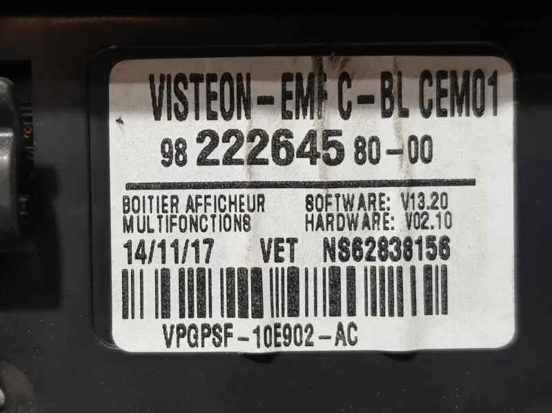 Pantalla Multifuncion para Citroën C3 Aircross
