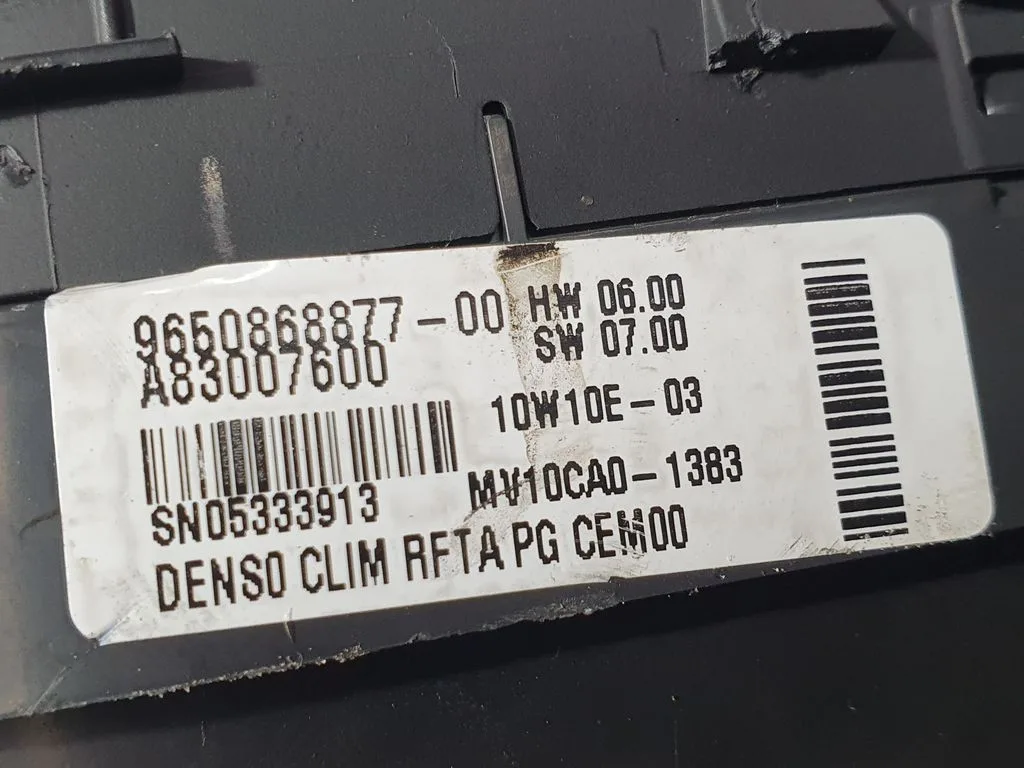 Mando Climatizador para Citroën C4 Picasso