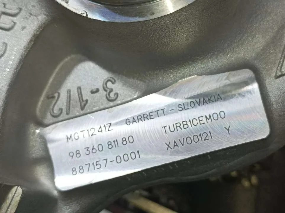 Turbocompresor para Citroën C3