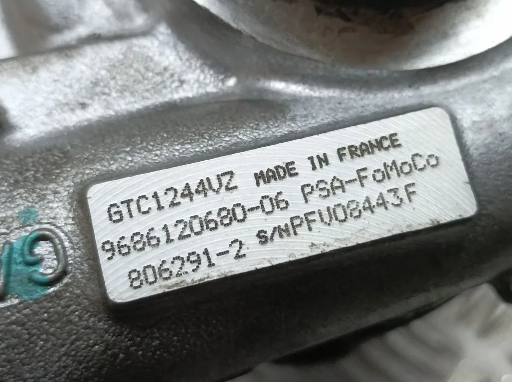 Turbocompresor para Citroën C4 Picasso