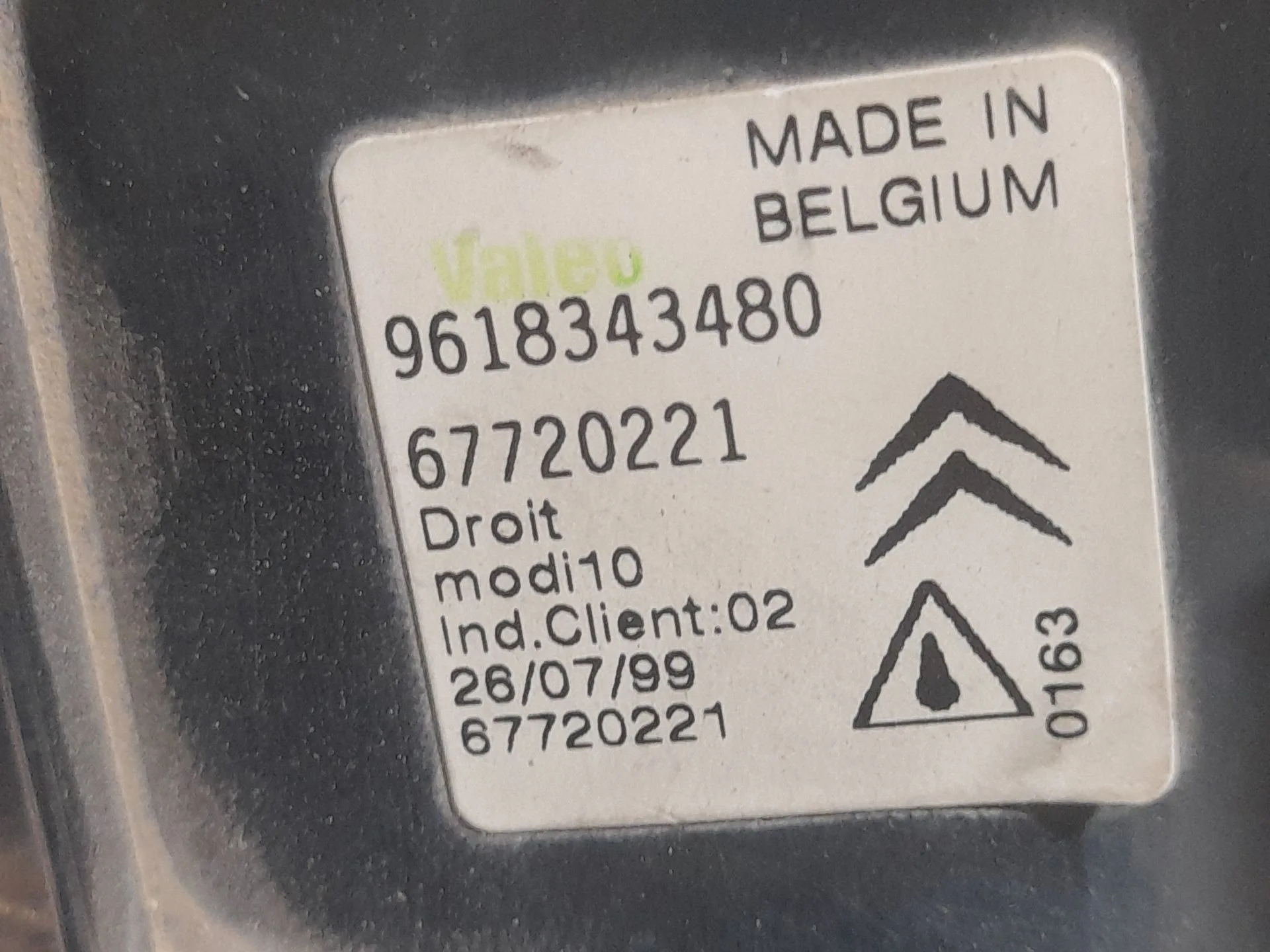 Faro Antiniebla Derecho para Citroën Berlingo