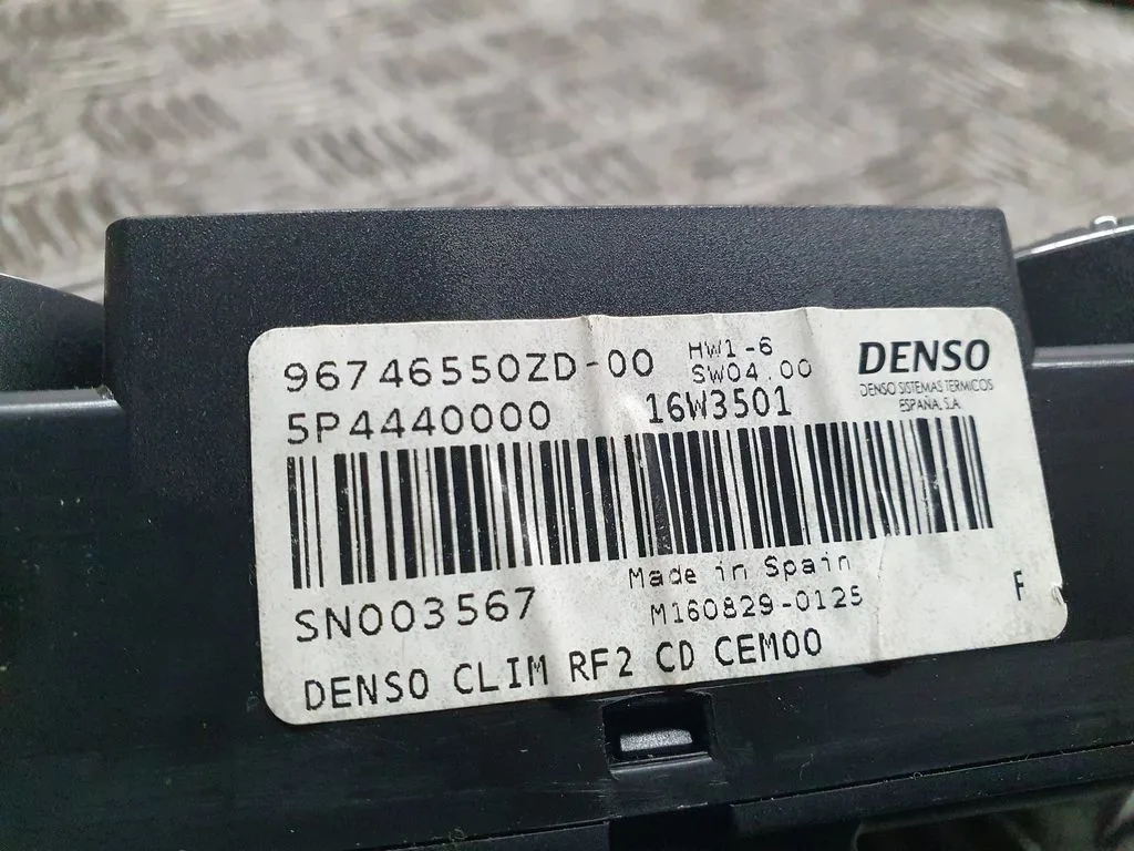 Mando Climatizador para Citroën C-Elysee