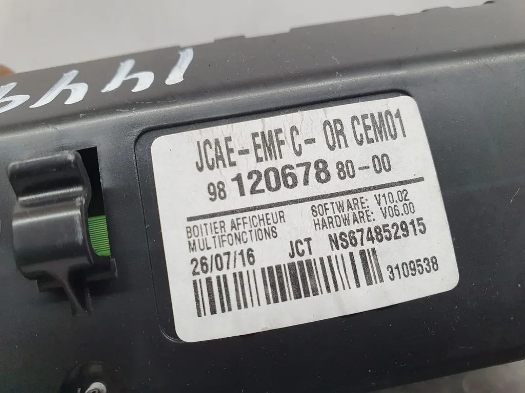 Pantalla Multifuncion para Citroën C-Elysee