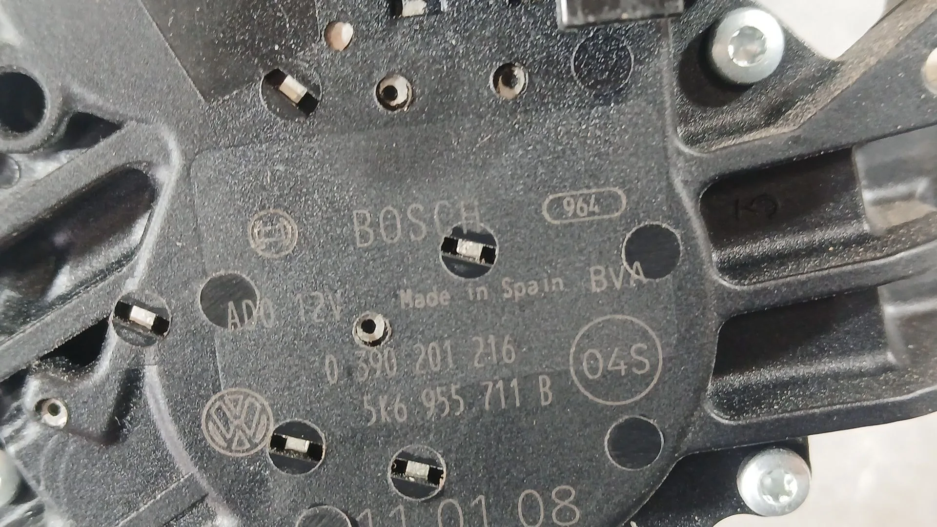 Motor Limpia Trasero para Volkswagen Polo (6R1)