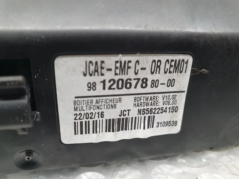 Pantalla Multifuncion para Citroën C-Elysee