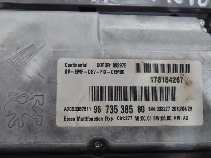 Cuadro Instrumentos para Citroën C4 Picasso