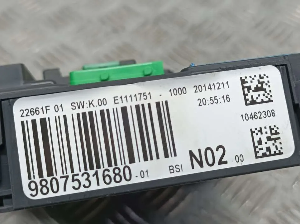 Caja Reles / Fusibles para Citroën C-Elysee