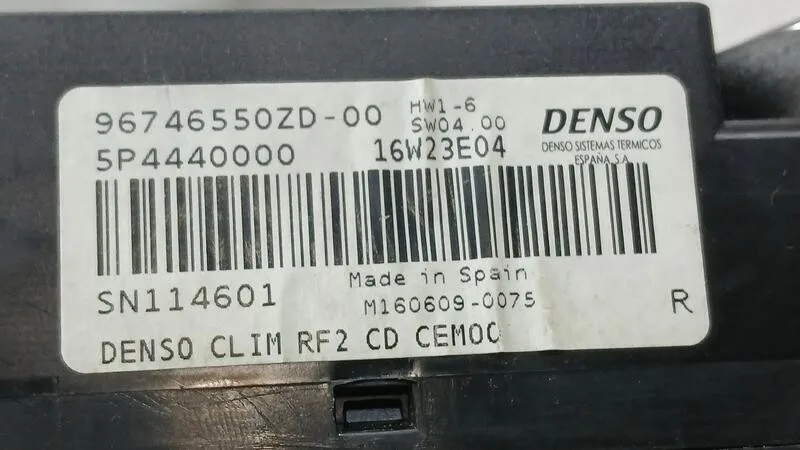 Mando Climatizador para Citroën C-Elysee