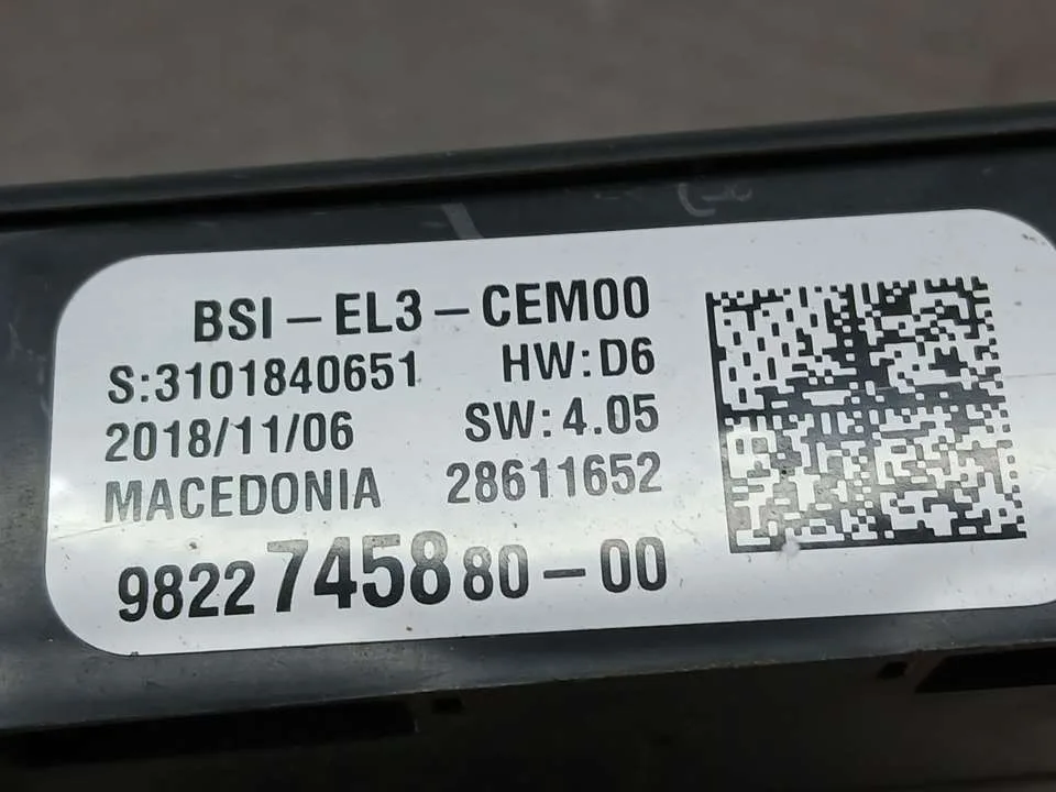 Caja Reles / Fusibles para Citroën Jumpy Spacetourer
