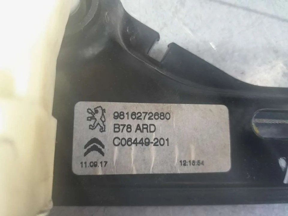 Elevalunas Trasero Derecho para Citroën C4 Picasso