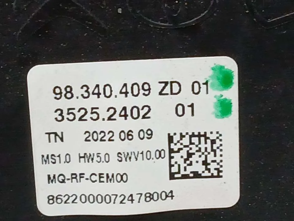 Mando Calefaccion / Aire Acondicionado para Citroën Berlingo