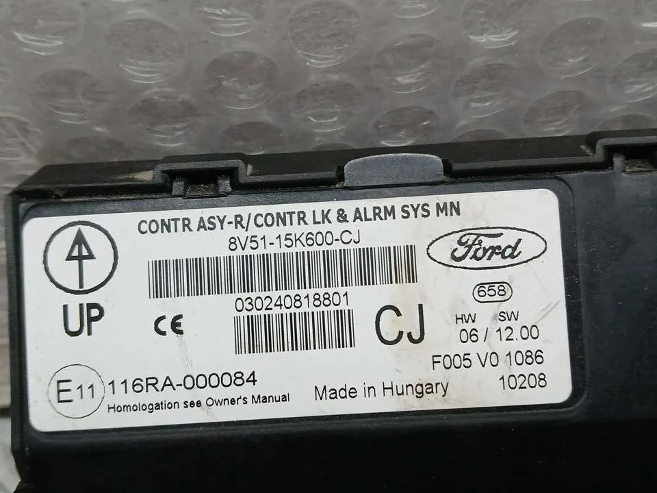 Caja Reles / Fusibles para Ford Fiesta (Cb1)