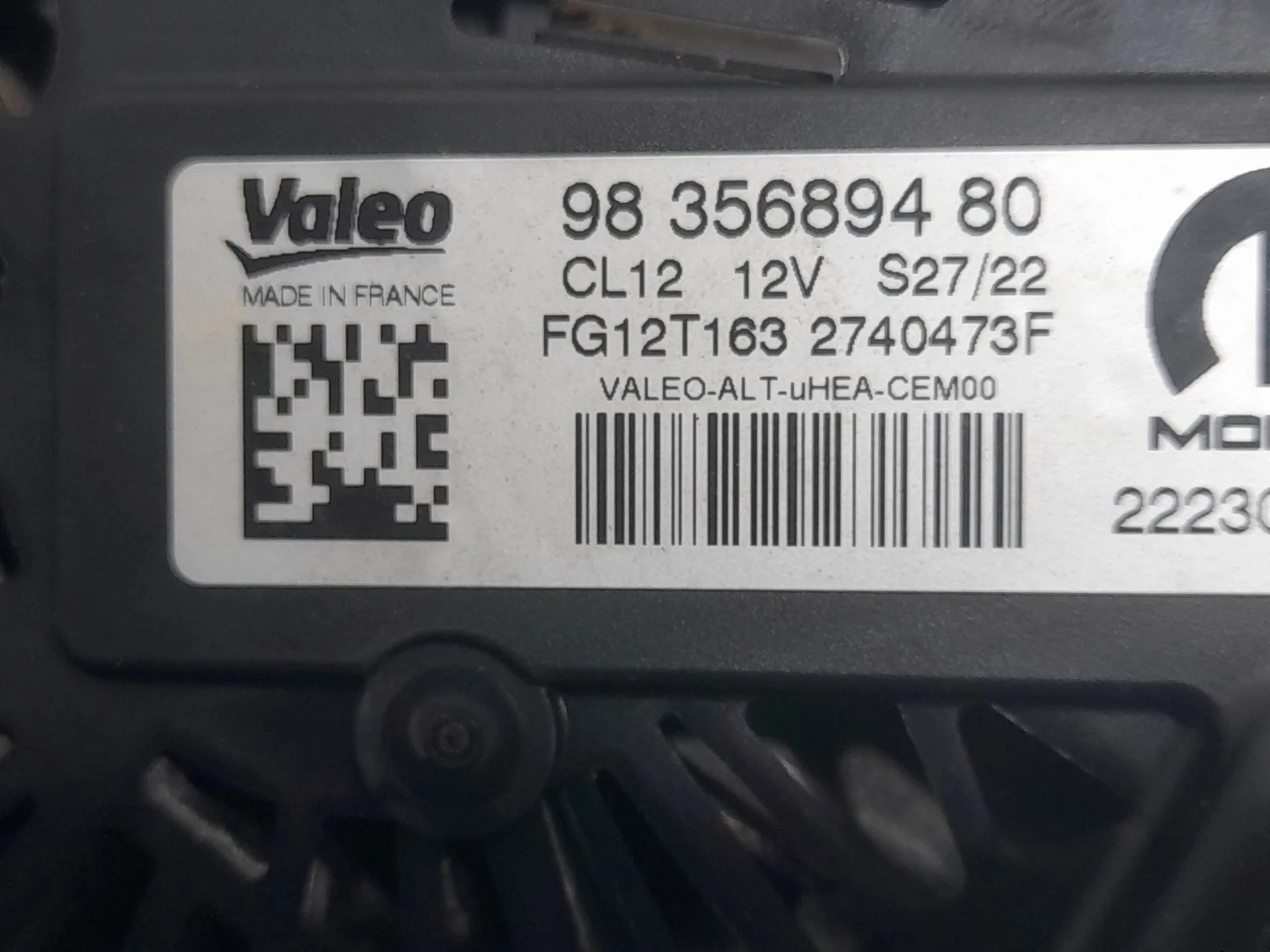 Alternador para Citroën C3