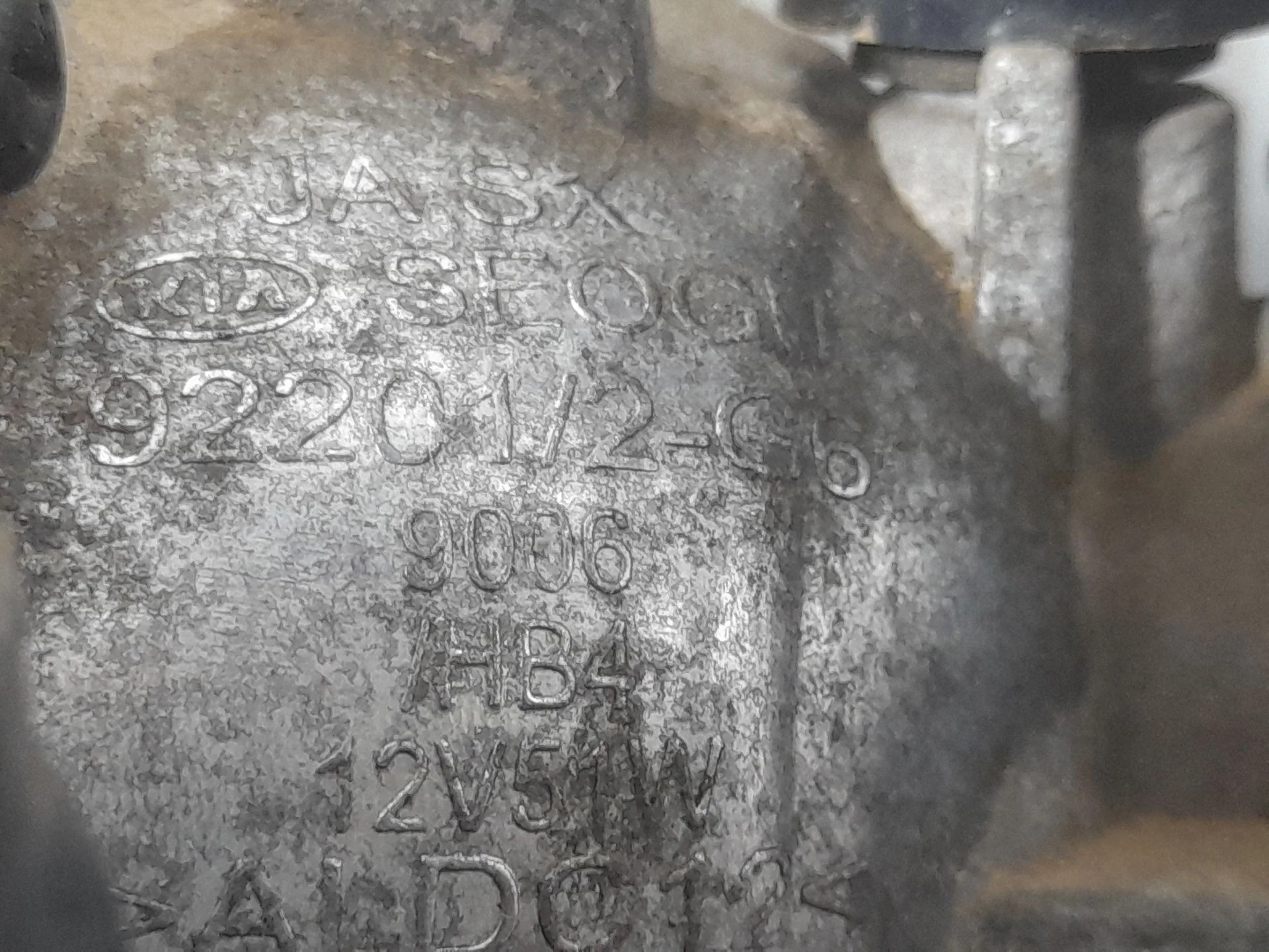 Faro Antiniebla Izquierdo para Kia Picanto (Ja)