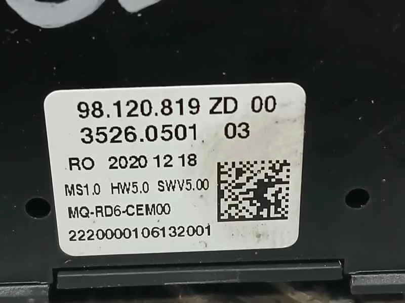 Mando Radio para Citroën Jumpy Furgon