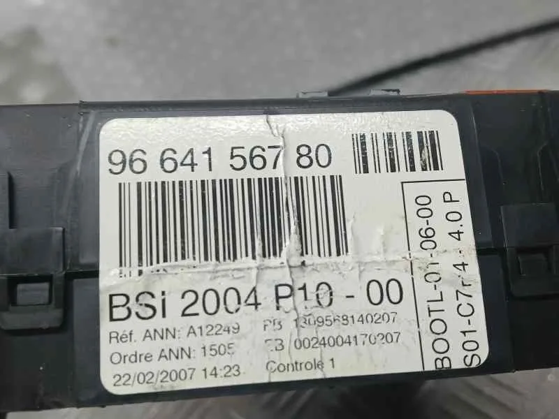 Caja Reles / Fusibles para Citroën C2