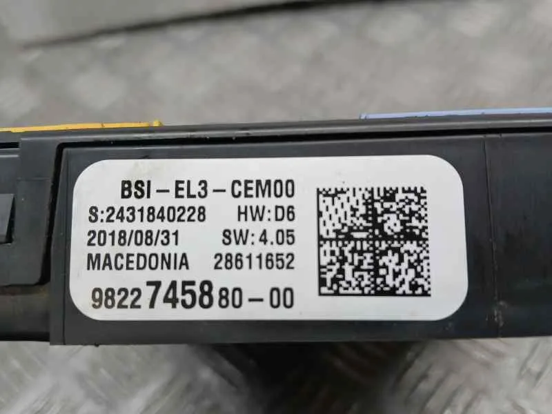 Caja Reles / Fusibles para Citroën Jumpy Furgon