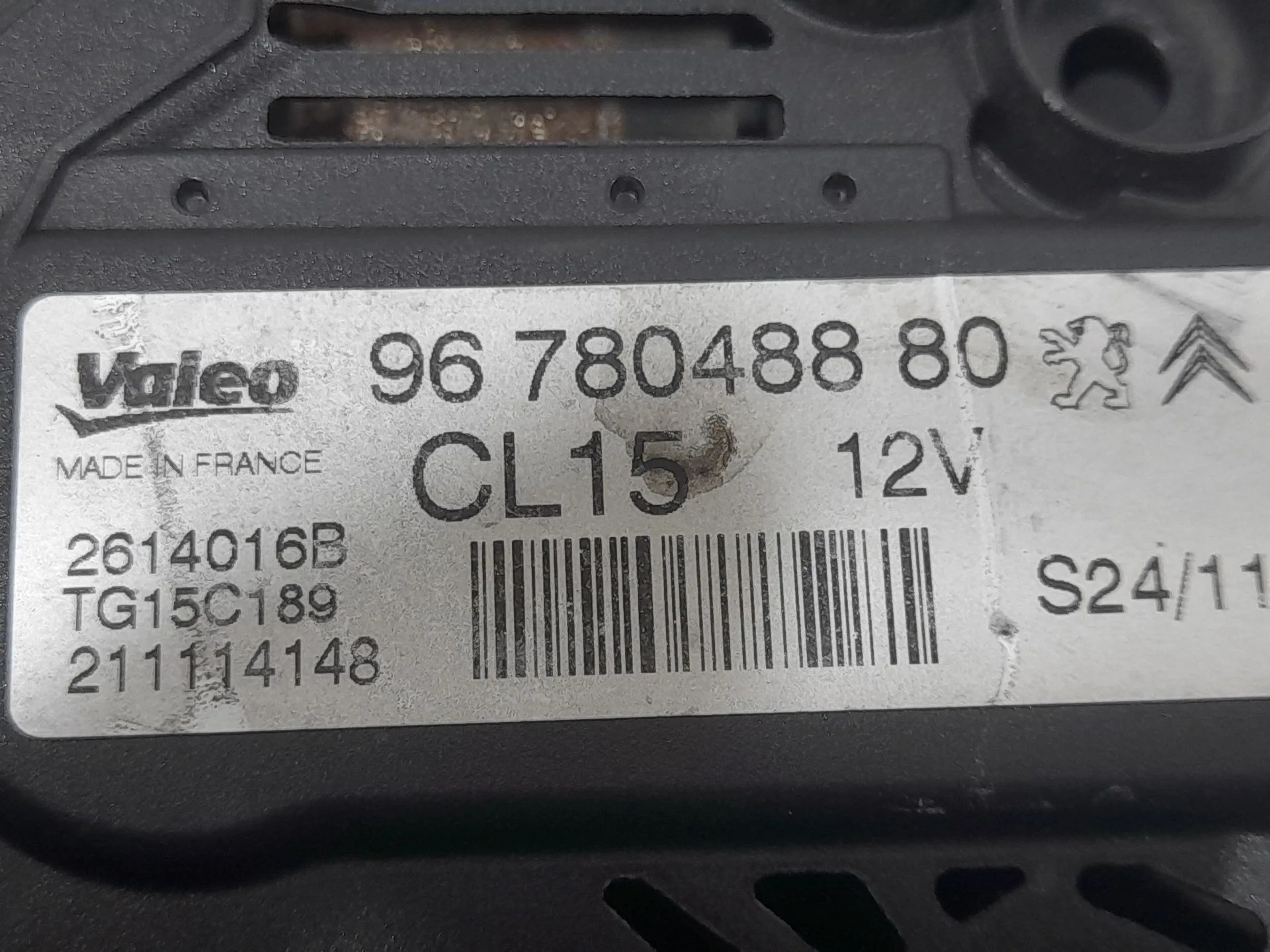 Alternador para Citroën C3 Picasso