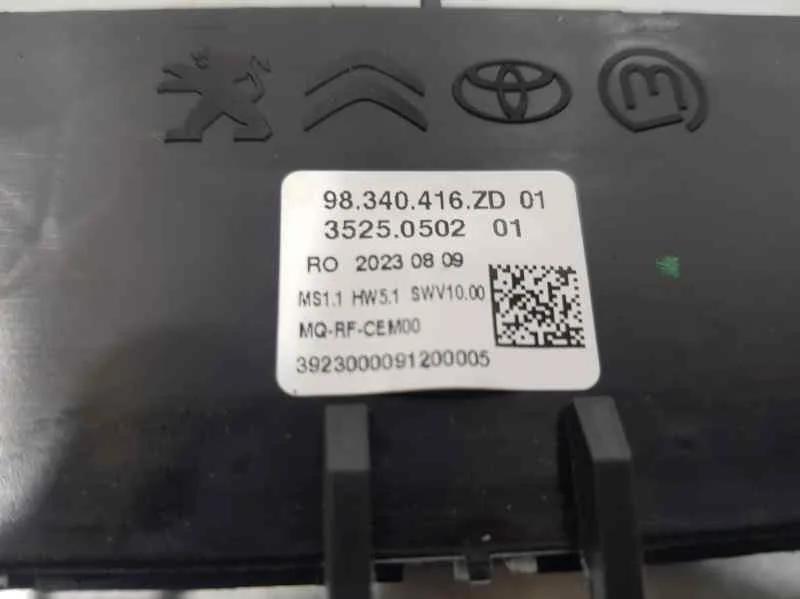 Mando Calefaccion / Aire Acondicionado para Citroën Jumpy Furgon