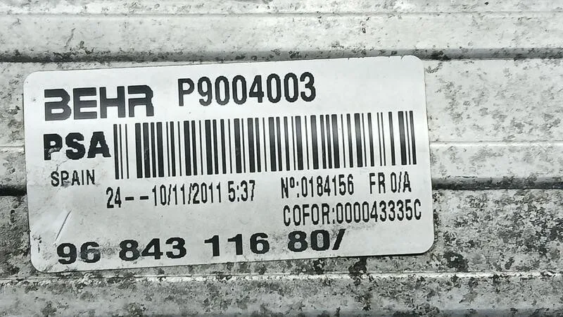 Intercooler para Citroën C3 Ii (Sc_)