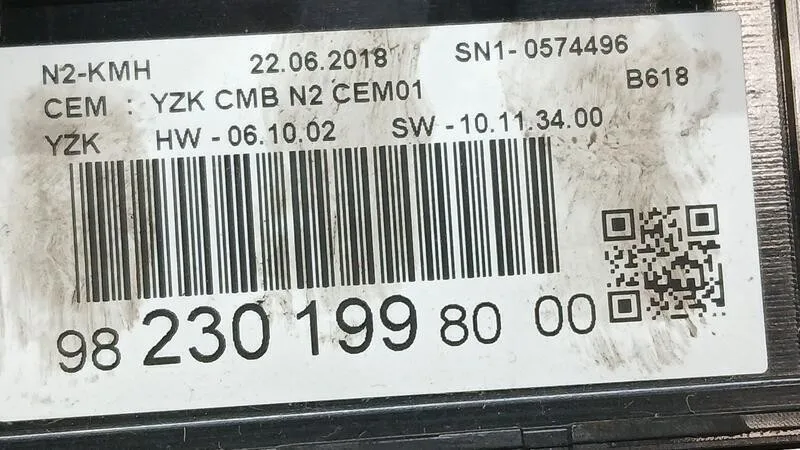 Cuadro Instrumentos para Citroën C3 Iii (Sx)