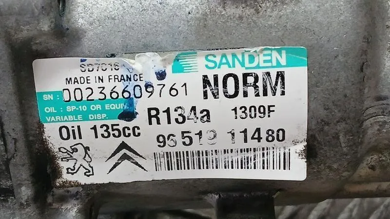 Compresor Aire Acondicionado para Citroën C4 Picasso