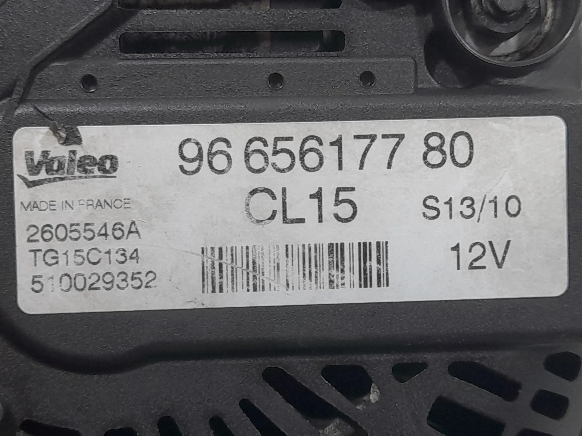 Alternador para Citroën C3 Picasso
