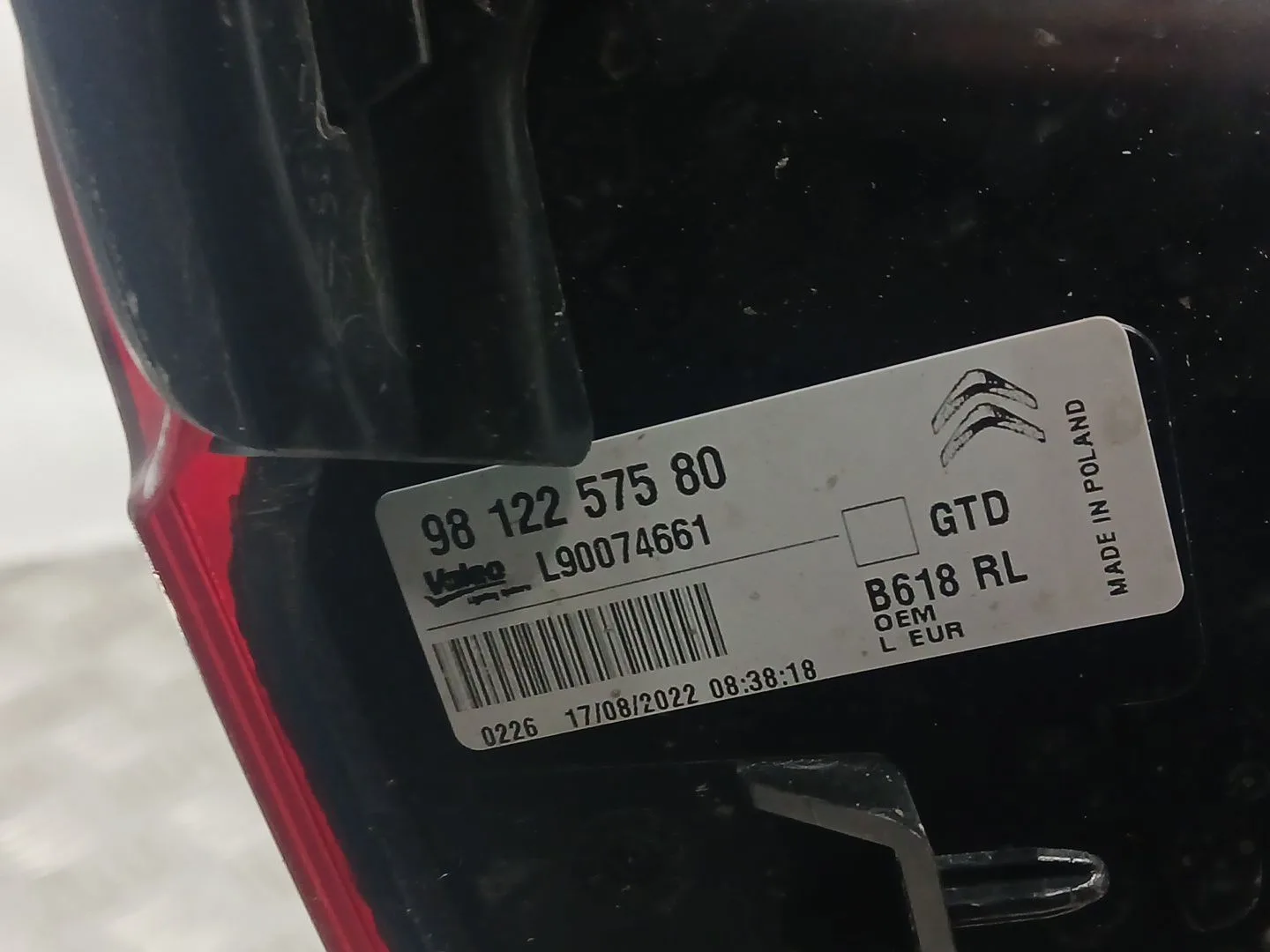 Piloto Trasero Izquierdo para Citroën C3