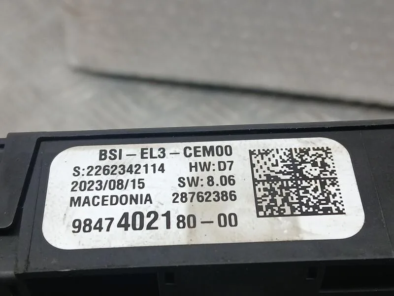 Caja Reles / Fusibles para Citroën C3