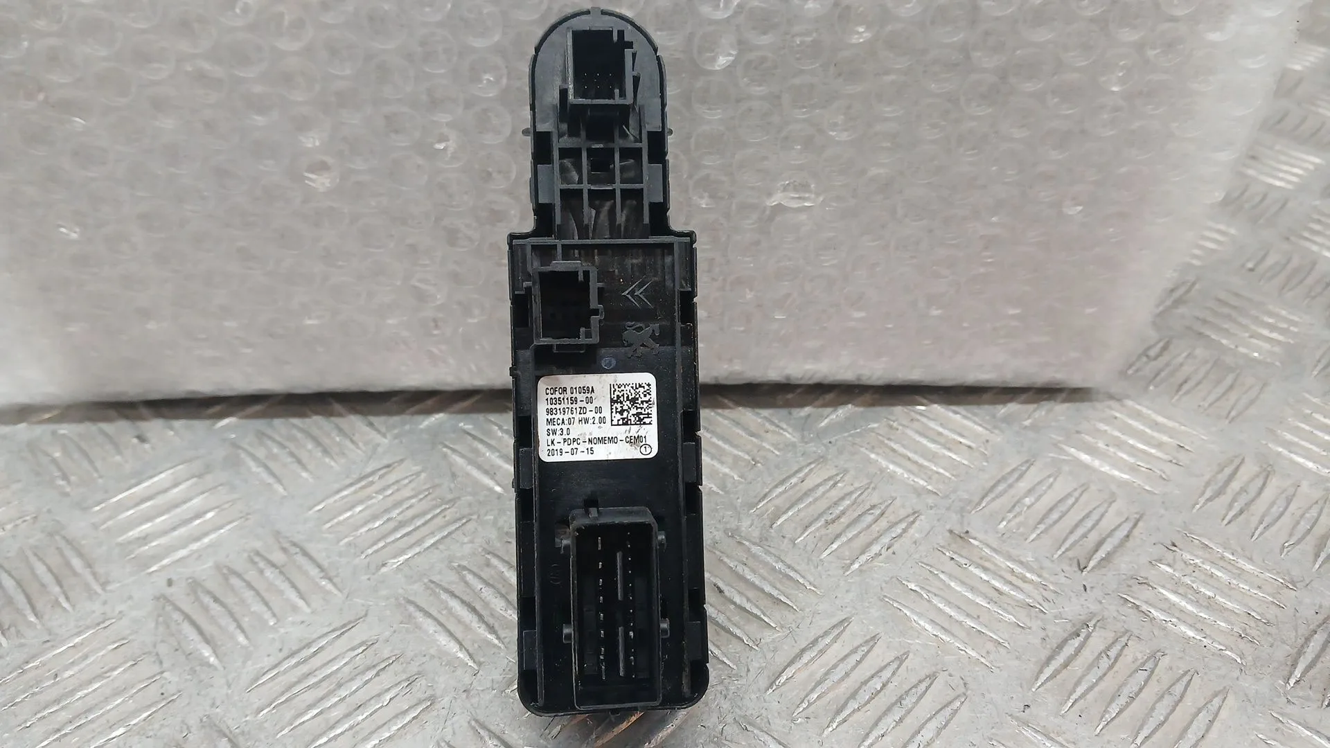 Mando Elevalunas Delantero Izquierdo para Citroën C5 Aircross (Ac_, Aj_, Ar_, A4_)
