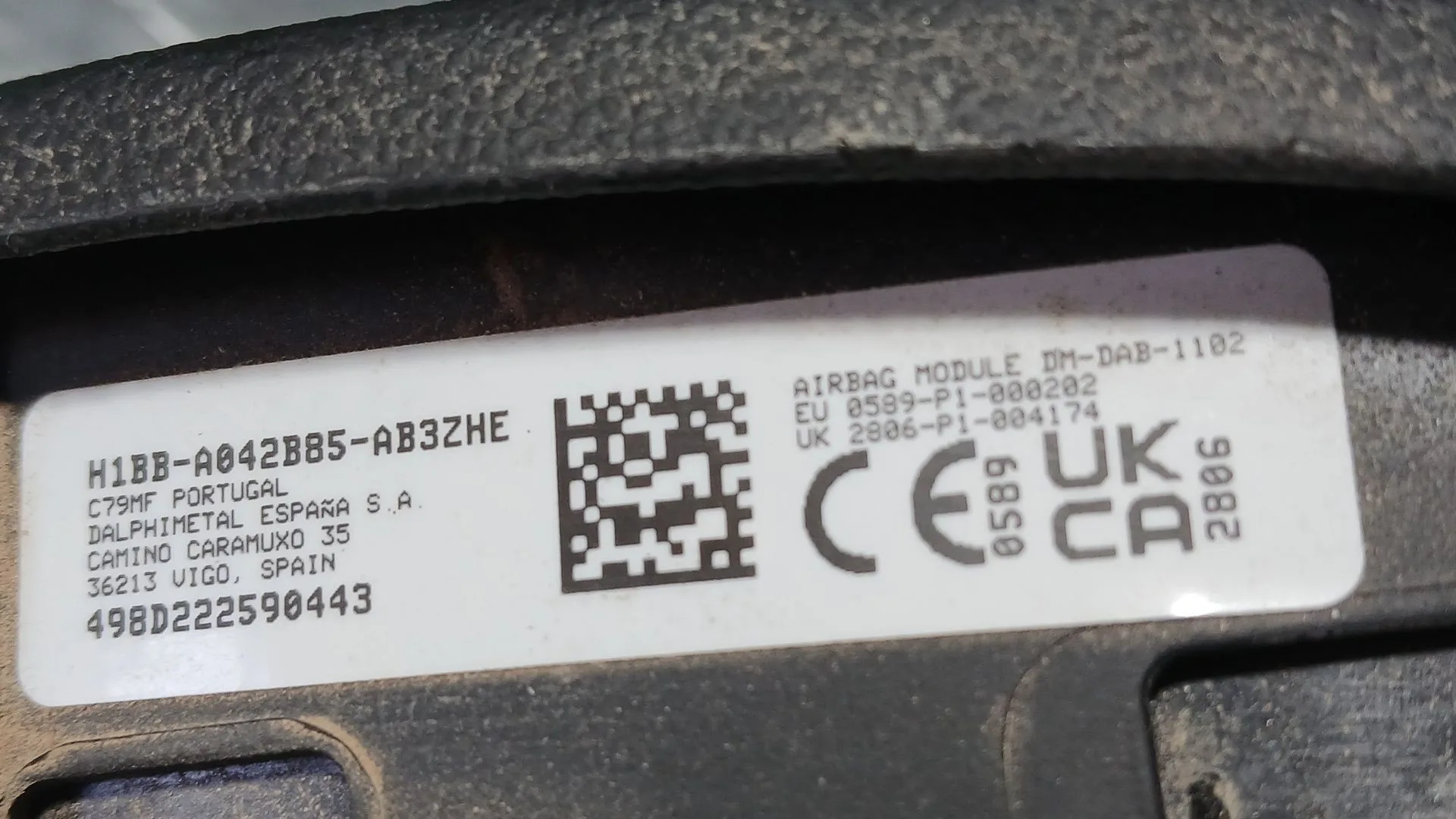 Kit Airbag para Ford Fiesta Vii (Hj, Hf)