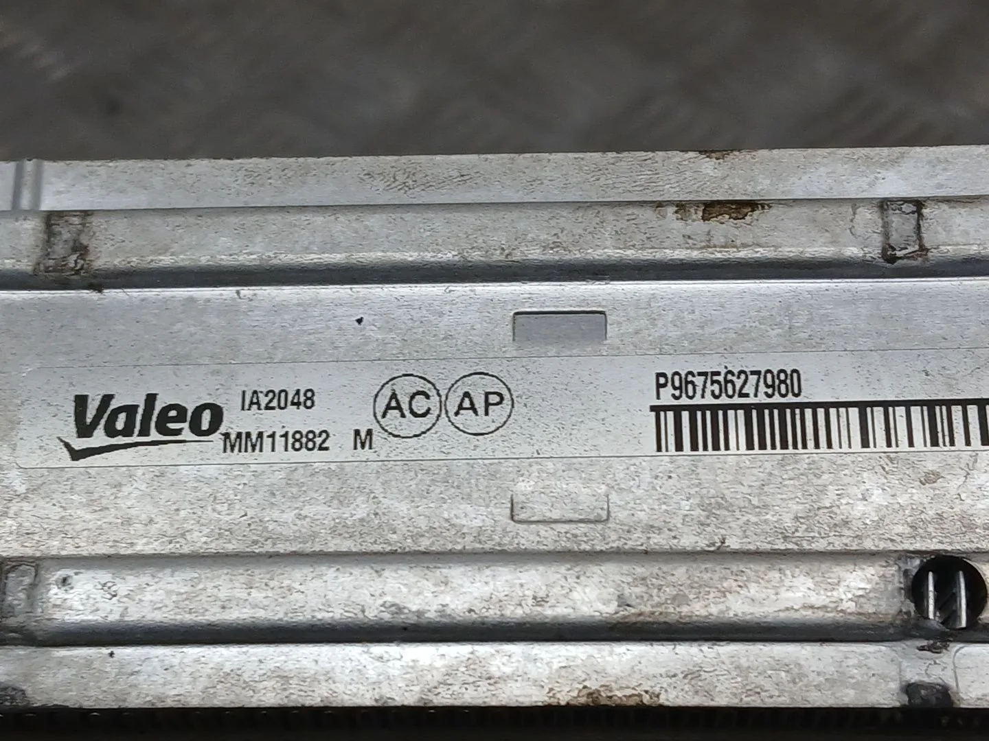 Intercooler para Citroën Berlingo Furgoneta/Monovolumen (K9)