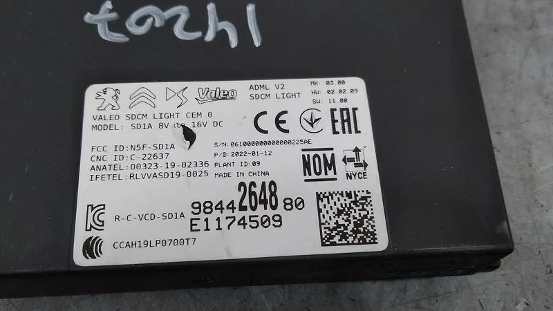 Modulo Electronico para Citroën C4